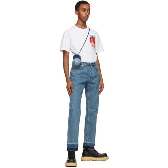 J.W. Anderson nano cap leather mini bag black crossbody - Picture 6 of 12